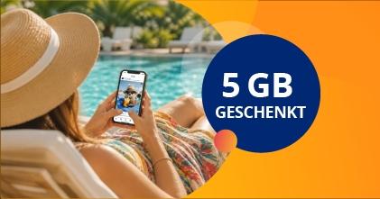 Teaser-5 GB gratis eSIM zu jeder Buchung