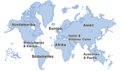 Weltweit Landkarte